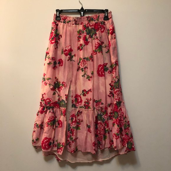 NWT LoveShackFancy Kamala Skirt in Pink Desert XS - Picture 4 of 6